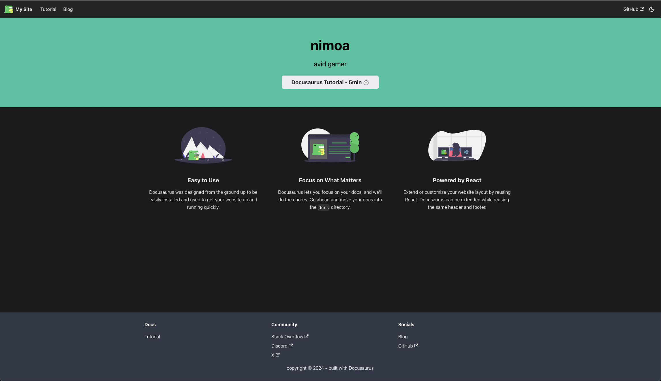 It doesn't look good dark